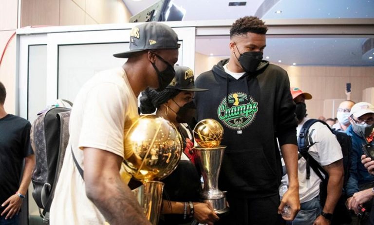 Την Τρίτη στα Σεπόλια ο Γιάννης με την κούπα του ΝΒΑ!